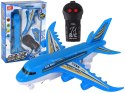Samolot Zdalnie Sterowany R/C Światła Niebieski DIY LEAN Toys