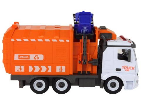 Śmieciarka Sorter Segregacja Zestaw DIY Śrubokręt Dźwięk LEAN Toys Śmieciarka Sorter Segregacja Zestaw DIY Śrubokręt Dźwięk LEAN Toys