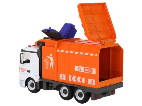 Śmieciarka Sorter Segregacja Zestaw DIY Śrubokręt Dźwięk LEAN Toys Śmieciarka Sorter Segregacja Zestaw DIY Śrubokręt Dźwięk LEAN Toys