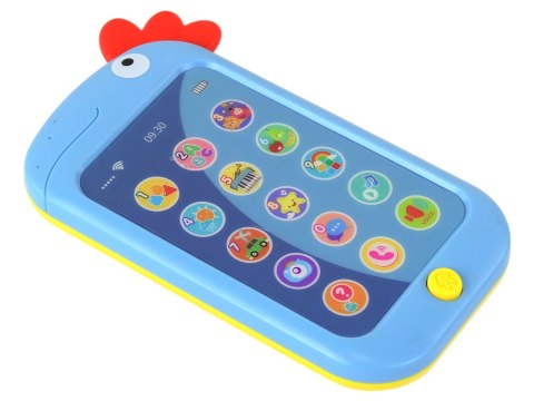 Telefon Edukacyjny Nauka Angielskiego Kurczak Wac A Mole Niebieski LEAN Toys Telefon Edukacyjny Nauka Angielskiego Kurczak Wac A Mole Niebieski LEAN Toys