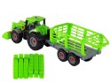 Traktor Ciągnik Do Skręcenia DIY Z Naczepą Maszyna Rolnicza Wkrętak LEAN Toys