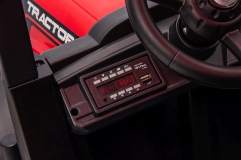 Traktor Na Akumulator A011 24V Czerwony LEAN CARS Traktor Na Akumulator A011 24V Czerwony LEAN CARS