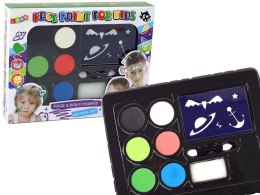 Zestaw Do Makijażu Dla Dzieci DIY Malowanie Twarzy Szablony LEAN Toys