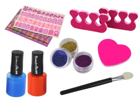 Zestaw Do Malowania Paznokci Naklejki Beauty Bomb XXL LEAN Toys Zestaw Do Malowania Paznokci Naklejki Beauty Bomb XXL LEAN Toys