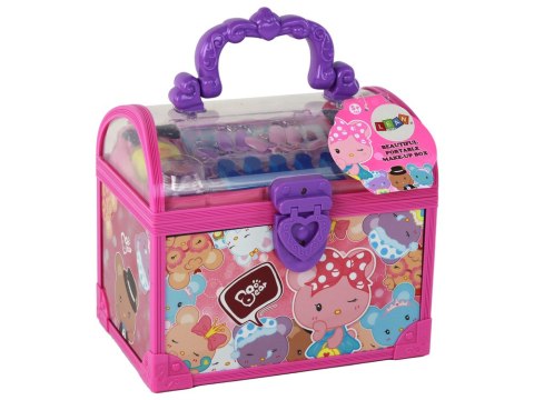 Zestaw Piękności Kuferek Różowy DIY Makijaż Paznokcie Akcesoria LEAN Toys Zestaw Piękności Kuferek Różowy DIY Makijaż Paznokcie Akcesoria LEAN Toys
