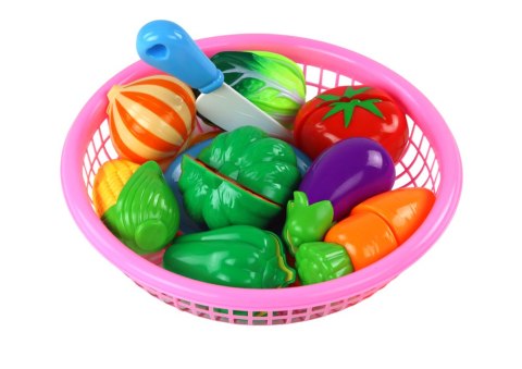 Zestaw Warzyw na Rzepy W Koszyczku 8 Szt Talerzyk Nóż LEAN Toys Zestaw Warzyw na Rzepy W Koszyczku 8 Szt Talerzyk Nóż LEAN Toys