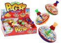 Bączek Dla Dzieci Do Kręcenia Tradycyjny Wirujący 15cm x 14cm 3 Wzory LEAN Toys