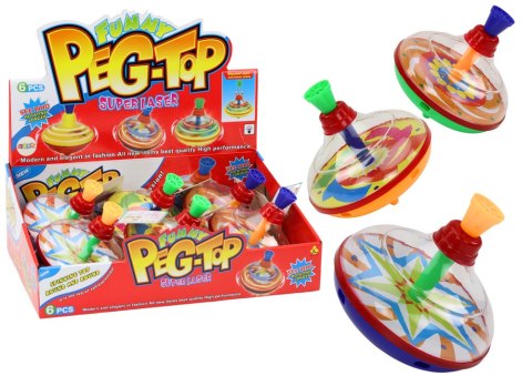 Bączek Dla Dzieci Do Kręcenia Tradycyjny Wirujący 15cm x 14cm 3 Wzory LEAN Toys Bączek Dla Dzieci Do Kręcenia Tradycyjny Wirujący 15cm x 14cm 3 Wzory LEAN Toys