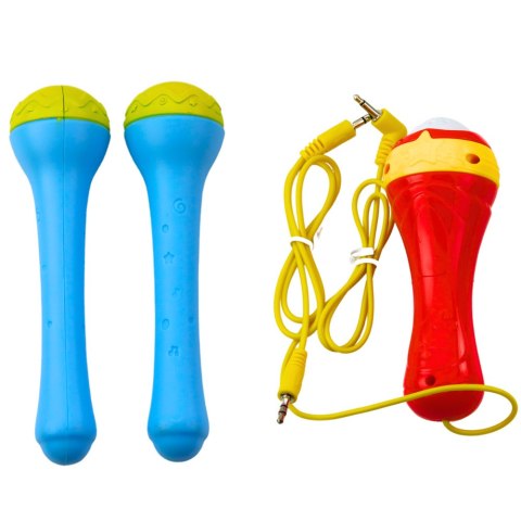Bębenek Dla Dzieci Muzyczny Interaktywny Światła Dźwięki Niebieski LEAN Toys Bębenek Dla Dzieci Muzyczny Interaktywny Światła Dźwięki Niebieski LEAN Toys