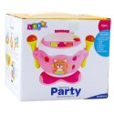 Bębenek Dla Dzieci Muzyczny Interaktywny Światła Dźwięki Niebieski LEAN Toys