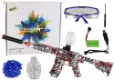 Elektryczny Karabin Na Kulki Wodne Okulary Czerwone Grafiti LEAN Toys