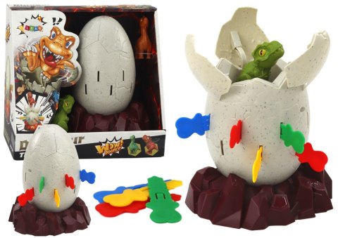 Gra Zręcznościowa Dinozaur W Jajku Wyskakujący Jajo Dinozaura LEAN Toys Gra Zręcznościowa Dinozaur W Jajku Wyskakujący Jajo Dinozaura LEAN Toys