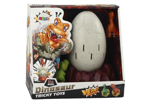 Gra Zręcznościowa Dinozaur W Jajku Wyskakujący Jajo Dinozaura LEAN Toys Gra Zręcznościowa Dinozaur W Jajku Wyskakujący Jajo Dinozaura LEAN Toys