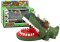 Gra Zręcznościowa Gryzący Dinozaur Triceratops Zielony Światła Dźwięki LEAN Toys