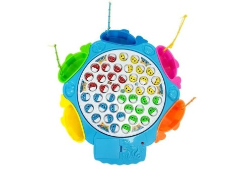 Gra Zręcznościowa Łowienie Rybek 4 Wędki Niebieska LEAN Toys Gra Zręcznościowa Łowienie Rybek 4 Wędki Niebieska LEAN Toys