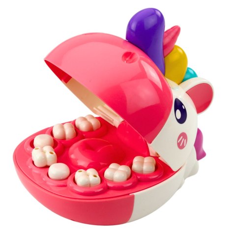 Jednorożec Dentysta Zestaw Edukacyjny Lekarz Stomatolog Różowy LEAN Toys Jednorożec Dentysta Zestaw Edukacyjny Lekarz Stomatolog Różowy LEAN Toys