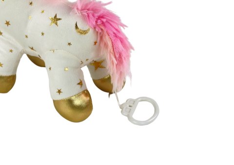 Jednorożec Pluszak Usypiacz Kołysanka Biały W Gwiazdki Zestaw LEAN Toys Jednorożec Pluszak Usypiacz Kołysanka Biały W Gwiazdki Zestaw LEAN Toys
