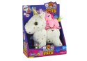 Jednorożec Pluszak Usypiacz Kołysanka Biały W Gwiazdki Zestaw LEAN Toys
