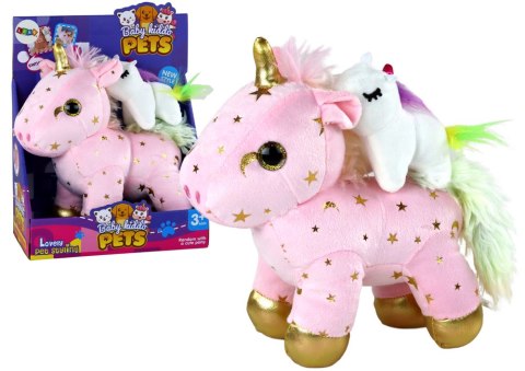 Jednorożec Pluszak Usypiacz Kołysanka Różowy W Gwiazdki LEAN Toys Jednorożec Pluszak Usypiacz Kołysanka Różowy W Gwiazdki LEAN Toys