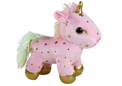 Jednorożec Pluszak Usypiacz Kołysanka Różowy W Gwiazdki LEAN Toys Jednorożec Pluszak Usypiacz Kołysanka Różowy W Gwiazdki LEAN Toys