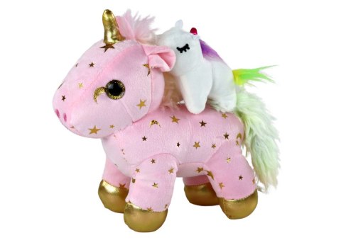 Jednorożec Pluszak Usypiacz Kołysanka Różowy W Gwiazdki LEAN Toys Jednorożec Pluszak Usypiacz Kołysanka Różowy W Gwiazdki LEAN Toys