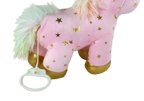 Jednorożec Pluszak Usypiacz Kołysanka Różowy W Gwiazdki LEAN Toys Jednorożec Pluszak Usypiacz Kołysanka Różowy W Gwiazdki LEAN Toys