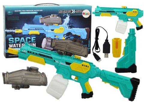 Karabin Pistolet Na Wodę Zielony Automat M416 Akumulatorowy LEAN Toys Karabin Pistolet Na Wodę Zielony Automat M416 Akumulatorowy LEAN Toys