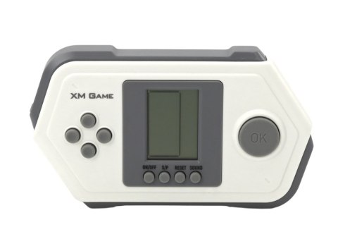 Konsola Elektroniczna GraTetris Brick Game Szaro - Biała LEAN Toys Konsola Elektroniczna GraTetris Brick Game Szaro - Biała LEAN Toys