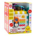 Kostka Edukacyjna Muzyczna Interaktywna Dla Malucha 6w1 LEAN Toys