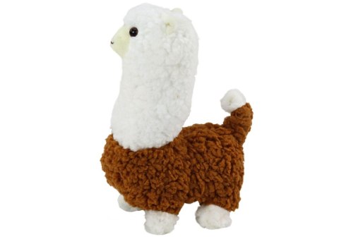 Lama Interaktywne Zwierzątko Alpaka Brązowa Chodzi Gra 23 cm LEAN Toys Lama Interaktywne Zwierzątko Alpaka Brązowa Chodzi Gra 23 cm LEAN Toys