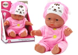 Mała Lalka Bobas Różowe Ubranko Czapeczka Króliczek LEAN Toys