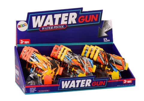 Mały Pistolet Na Wodę Żółty Pomarańczowy Grafitti LEAN TOYS Mały Pistolet Na Wodę Żółty Pomarańczowy Grafitti LEAN TOYS