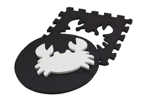 Miękkie Puzzle Mata Kontrastowa Edukacyjna Pianka EVA Czarno-Białe 19 ele. LEAN Toys Miękkie Puzzle Mata Kontrastowa Edukacyjna Pianka EVA Czarno-Białe 19 ele. LEAN Toys