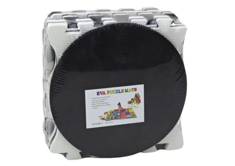 Miękkie Puzzle Mata Kontrastowa Edukacyjna Pianka EVA Czarno-Białe 19 ele. LEAN Toys Miękkie Puzzle Mata Kontrastowa Edukacyjna Pianka EVA Czarno-Białe 19 ele. LEAN Toys