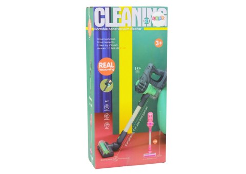 Odkurzacz Pionowy Zabawkowy Światła Dźwięki Różowy LEAN Toys Odkurzacz Pionowy Zabawkowy Światła Dźwięki Różowy LEAN Toys