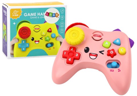 Pad Interaktywny Konsola Edukacyjny Światła Dźwięki Różowy LEAN Toys Pad Interaktywny Konsola Edukacyjny Światła Dźwięki Różowy LEAN Toys