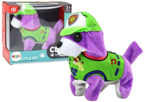 Piesek Pluszowy Interaktywny Zwierzątko Chodzi Szczeka Fioletowy LEAN Toys Piesek Pluszowy Interaktywny Zwierzątko Chodzi Szczeka Fioletowy LEAN Toys