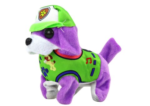 Piesek Pluszowy Interaktywny Zwierzątko Chodzi Szczeka Fioletowy LEAN Toys Piesek Pluszowy Interaktywny Zwierzątko Chodzi Szczeka Fioletowy LEAN Toys