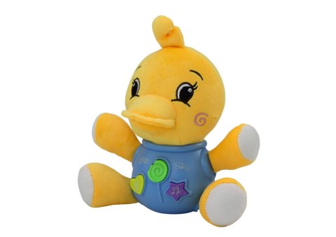 Pluszowa Kaczka Interaktywny Pluszak Żółty Grający 19 cm LEAN Toys Pluszowa Kaczka Interaktywny Pluszak Żółty Grający 19 cm LEAN Toys