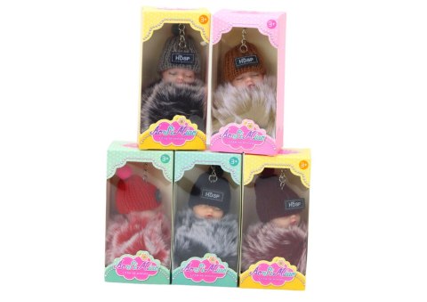 Pompon Laleczka Breloczek Zawieszka Do Kluczy Torebki Mix Kolorów LEAN TOYS Pompon Laleczka Breloczek Zawieszka Do Kluczy Torebki Mix Kolorów LEAN TOYS