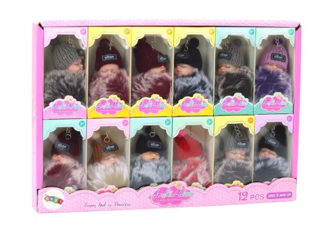 Pompon Laleczka Breloczek Zawieszka Do Kluczy Torebki Mix Kolorów LEAN TOYS Pompon Laleczka Breloczek Zawieszka Do Kluczy Torebki Mix Kolorów LEAN TOYS