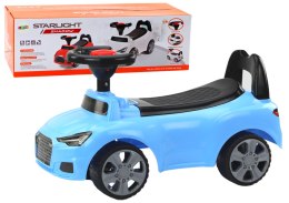Samochód Jeździk Z Oparciem QX-3396 Klakson Schowek Niebieski LEAN CARS