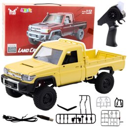 Samochód Terenowy MN82 Zdalnie Sterowany RC Napęd 4x4 Żółty 1:12 LEAN Toys