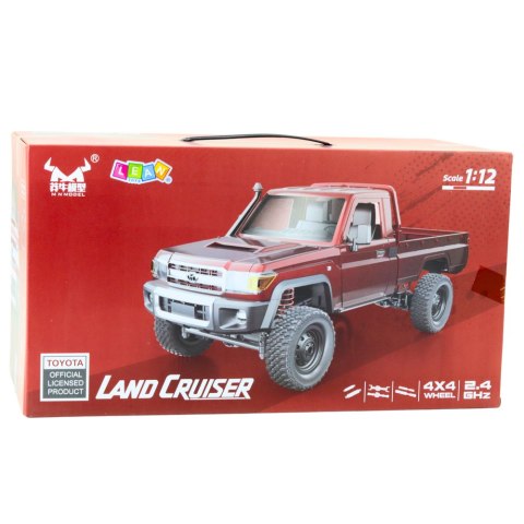 Samochód Terenowy MN82 Zdalnie Sterowany RC Napęd 4x4 Żółty 1:12 LEAN Toys Samochód Terenowy MN82 Zdalnie Sterowany RC Napęd 4x4 Żółty 1:12 LEAN Toys
