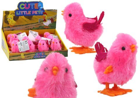 Skaczący Kurczak Zabawka Nakręcana Figurka Różowy LEAN TOYS Skaczący Kurczak Zabawka Nakręcana Figurka Różowy LEAN TOYS