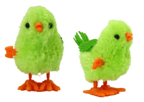 Skaczący Kurczak Zabawka Nakręcana Figurka Zielony LEAN TOYS Skaczący Kurczak Zabawka Nakręcana Figurka Zielony LEAN TOYS