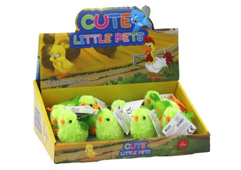 Skaczący Kurczak Zabawka Nakręcana Figurka Zielony LEAN TOYS Skaczący Kurczak Zabawka Nakręcana Figurka Zielony LEAN TOYS
