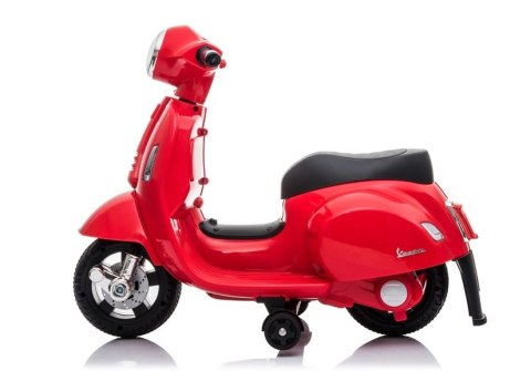 Skuter na Akumulator Vespa GTS 300 Mini Czerwony LEAN CARS Skuter na Akumulator Vespa GTS 300 Mini Czerwony LEAN CARS