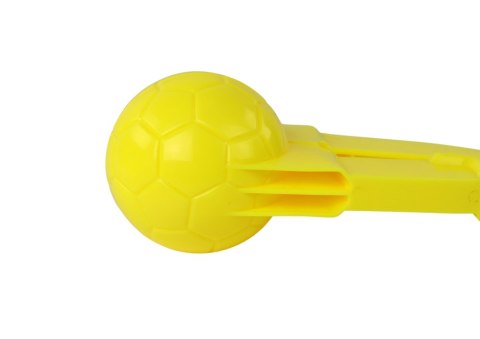 Śnieżkomat Maszynka do Kulek Śnieżnych Wzór Piłki Żółty 35cm x 7cm x 7cm LEAN TOYS Śnieżkomat Maszynka do Kulek Śnieżnych Wzór Piłki Żółty 35cm x 7cm x 7cm LEAN TOYS