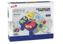 Stolik Edukacyjny 2w1 Zwierzęta Morskie Pianinko Zegar Kosz Piłki LEAN Toys